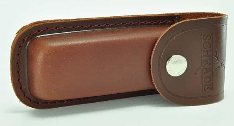 Schrade Old Timer Ls2 - Large Brown Leather Belt Sheath