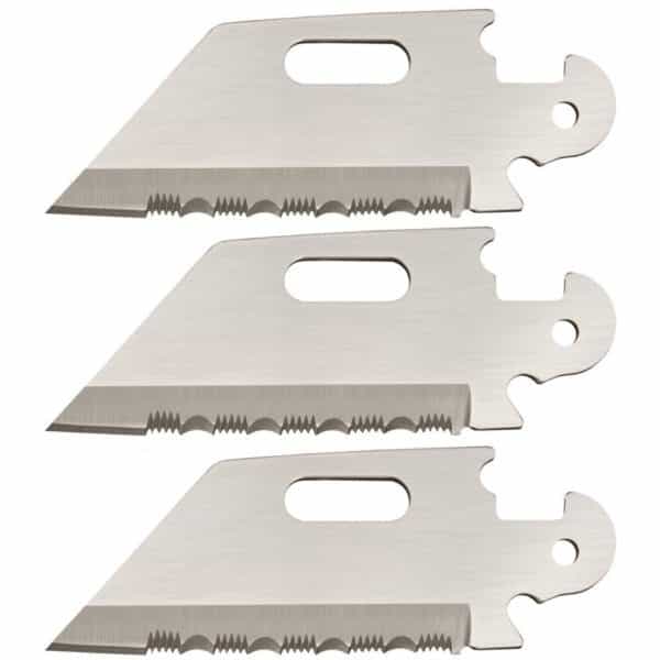 Coldsteel - Click N Cut (3 Pack Of Utility Serrated Edge Blades)
