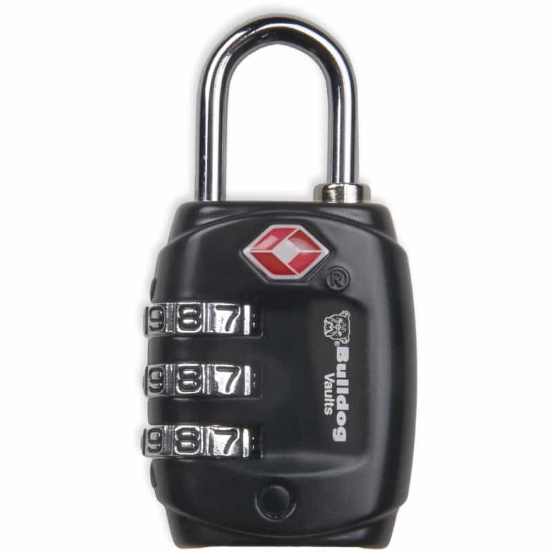 Bulldog Cases, Tsa Lock W/Steel Shackle, Black Finish, This Is Not A California Compliant Locking Device