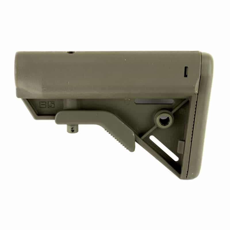 B5 Systems, Bravo Stock, Mil Spec, Quick Detach Mount, Olive Drab Green