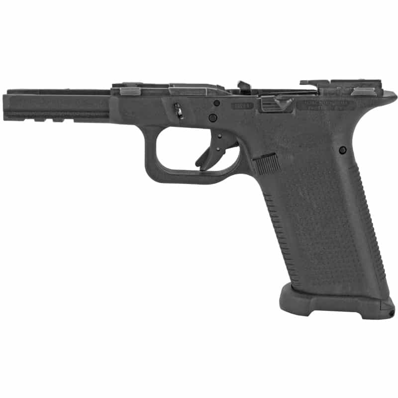 Lone Wolf Distributors, Timber Wolf, Built Polymer Pistol Frame, Striker Fired, Semi-Automatic, Polymer Frame Pistol, Full Size, 9Mm/40 S&W/357 Sig, Black, Integral Locking System, Fits Gen3/Gen4 Glock 17/22/31/34/35/17L/24/37 Slides