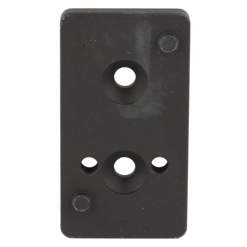 Arisaka Defense, Optic Plate, Anodized Finish, Black, Fits Arisaka Offset Optic Mount, For Leupold Deltapoint Pro, Jpoint, Shield Rms, Rmsc, Swampfox Sentinel, Sig Romeo Zero, Crimson Trace Ct Rad Micro/Micro Pro, Eotech Eflx