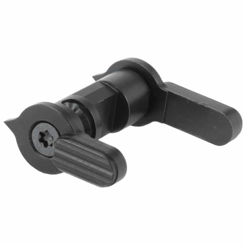 Patriot Ordnance Factory, Ambidextrous Safety Selector Kit, 50/90 Degree, Black Finish