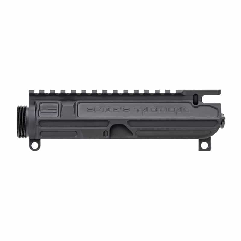 Spike's Tactical, Generation 2, Billet, Upper, 223 Remington/5.56 Nato, Black, Mil-Spec Barrel Nut