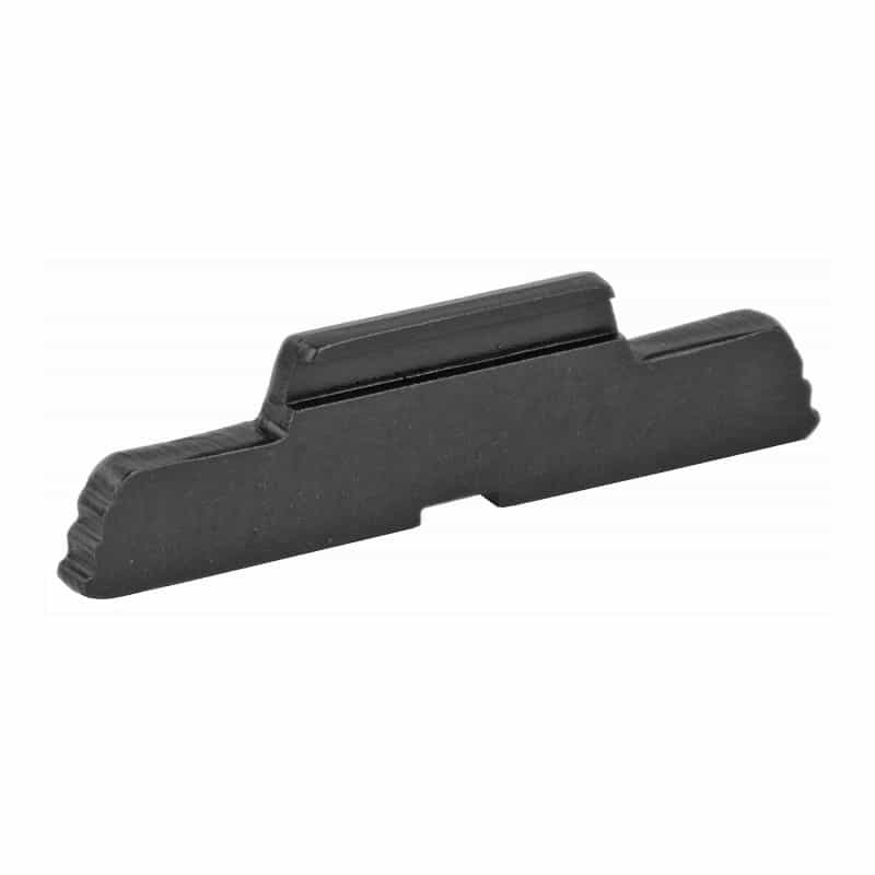 Rival Arms, Slide Lock Extension, Fits Glock Gen 3/4, Machined From A Solid Stainless Steel Billet, Quench-Polish-Quench (Qpq) Thermo-Chemical Case Hardened, Black Finish, No Gunsmith Required
