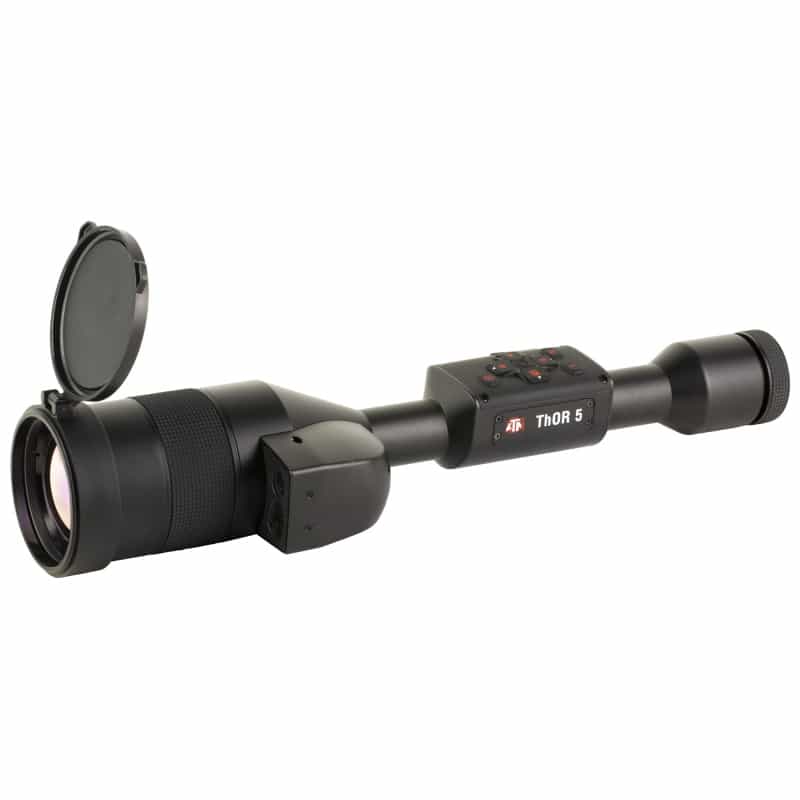 Atn Corp, Thor 5 Lrf, Thermal Rifle Scope, 5-40X75mm, 30Mm Main Tube, 640X480 Sensor Resolution, Multiple Reticles, Matte Finish, Black, Integrated Laser Range Finder