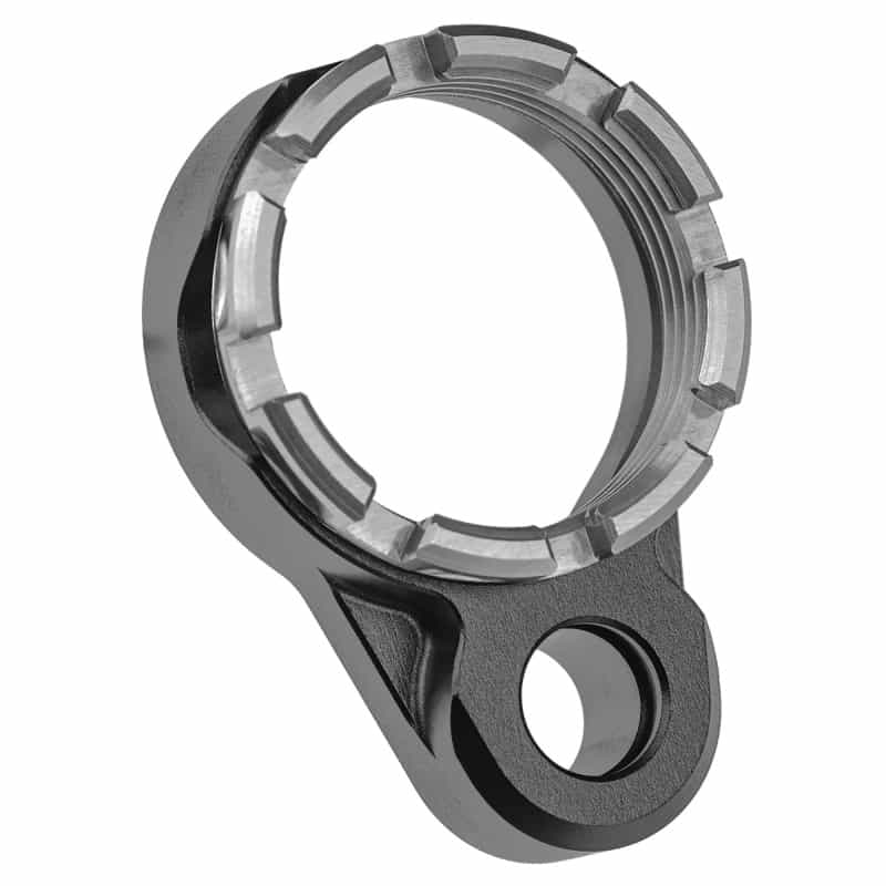 Fortis Manufacturing, Inc., Light Weight K1, Castle Nut And End Plate, Black And Gray, Anodized Finish
