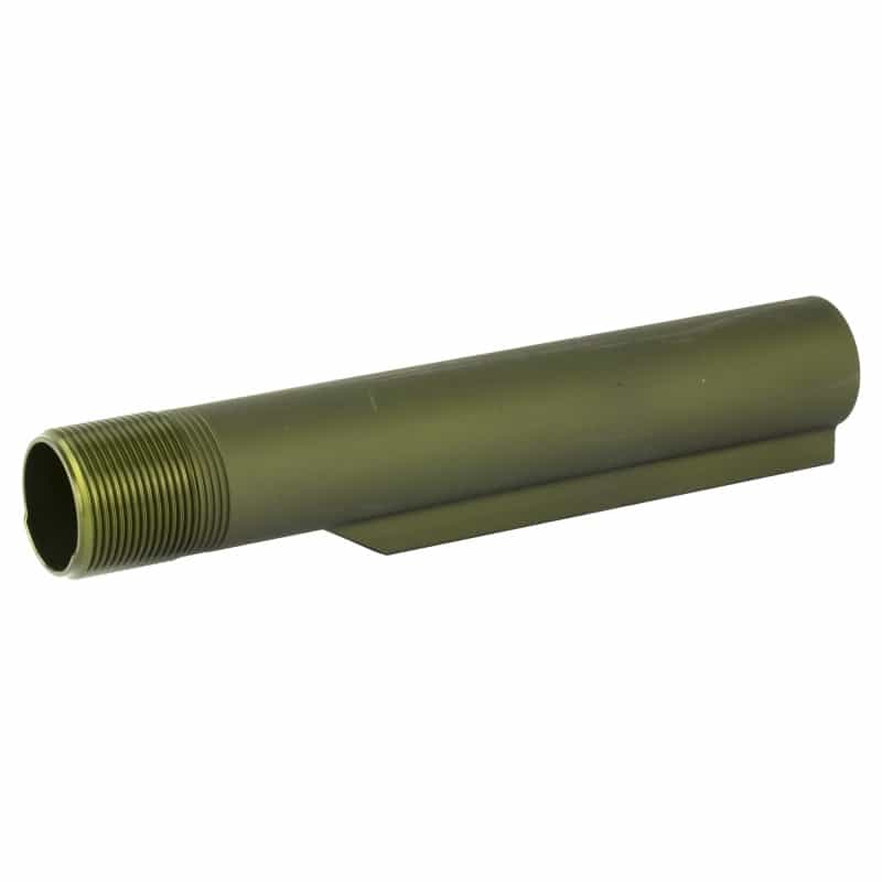Battle Arms Development, Mil-Spec Buffer Tube, 6 Position, Anodized Finish, Olive Drab Green, Fits Ar-15, Aluminum Construction