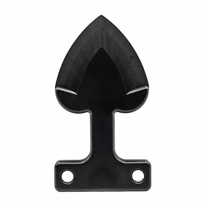 Heart Attack Key Chain Black