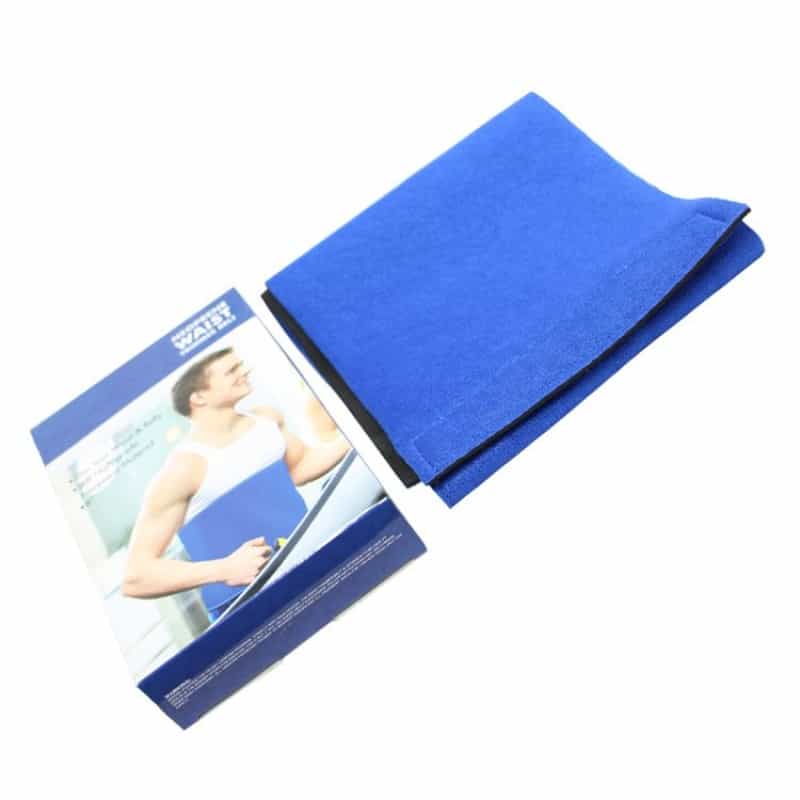 Perrini 10" Blue Waist Slimmer Back Support Belt Tummy Belt Exercise Gym