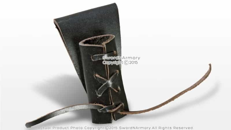 Leather Sword Frog With Belt Hook For Main Gauche Dagger