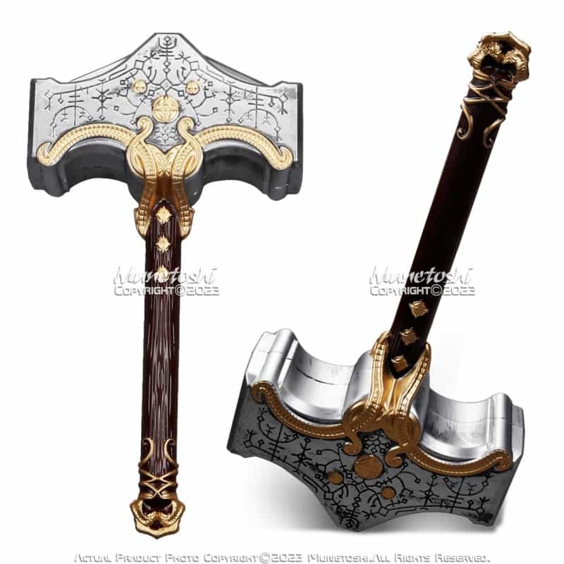 19" Foam Gow Mjolnir Thor Hammer Aesir Norse God Video Game Fantasy Cosplay Prop