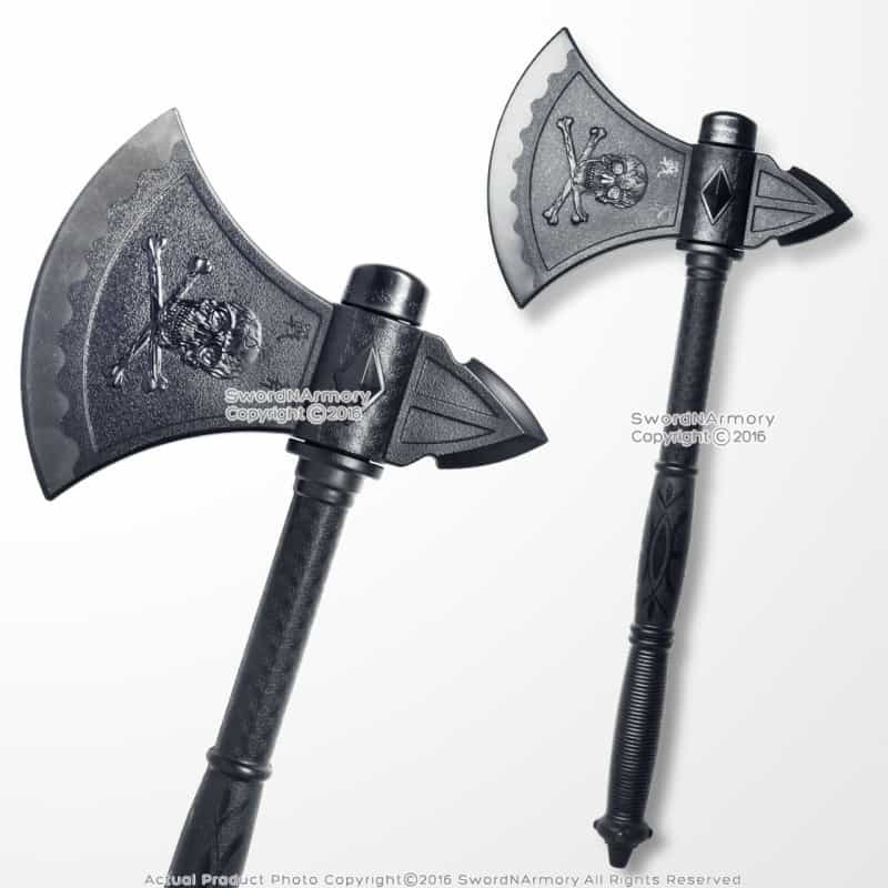 Functional Polypropylene 22" Medieval Training Sparring Axe Martial Arts Wma