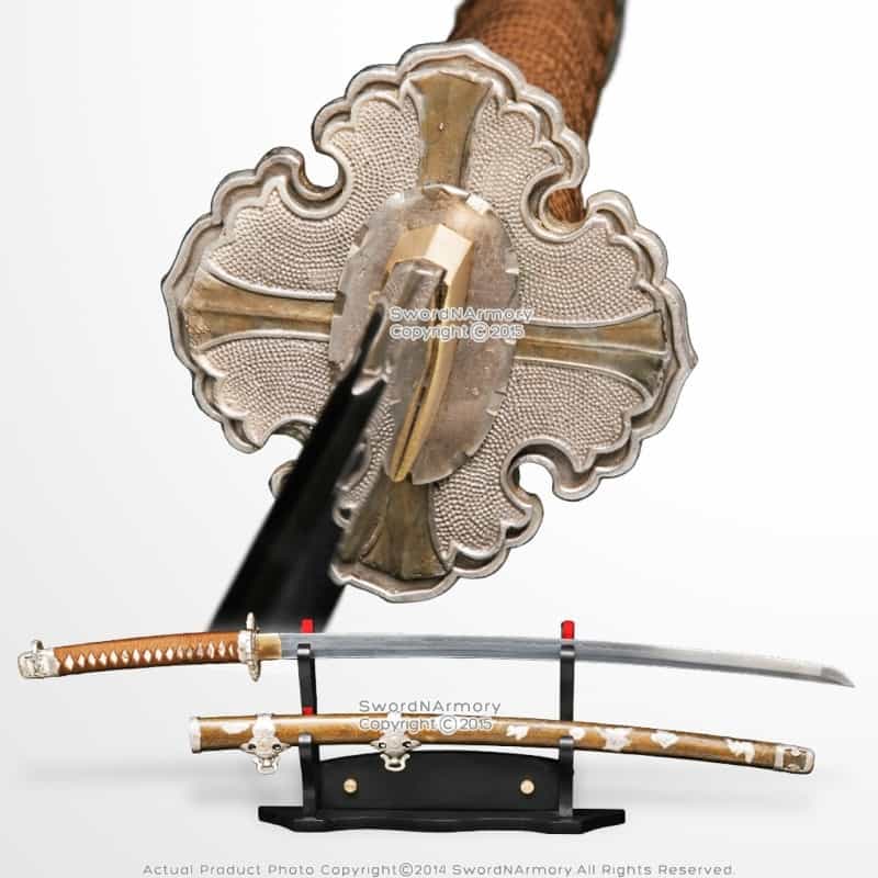 Ryujin 40" 1060 Differentially Hardened Steel Gunto Tachi Samurai Katana Sword
