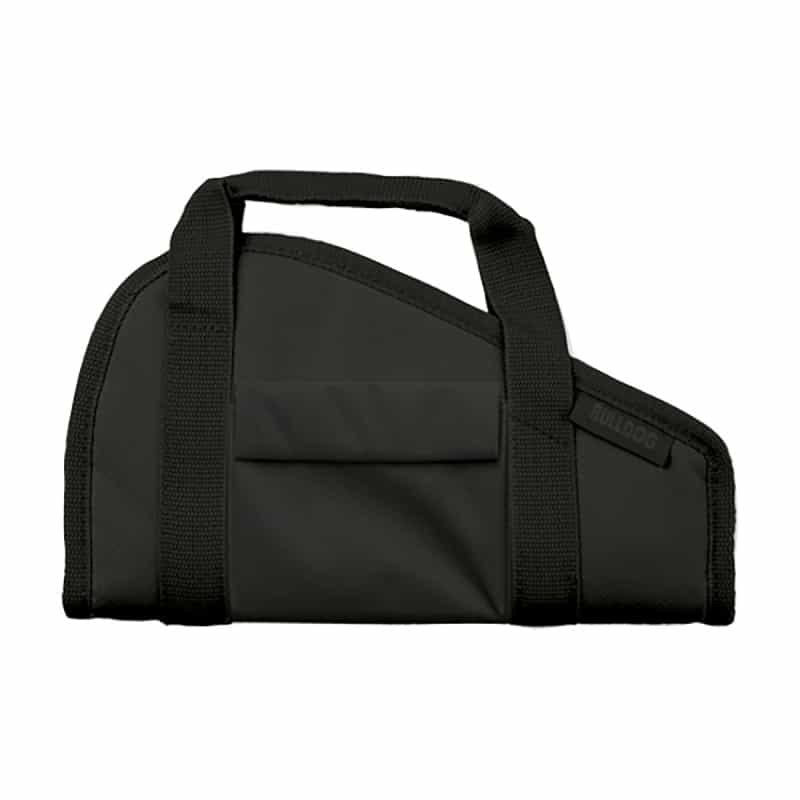Bulldog Single Pistol Nylon Case With Accessory Pocket – Medium