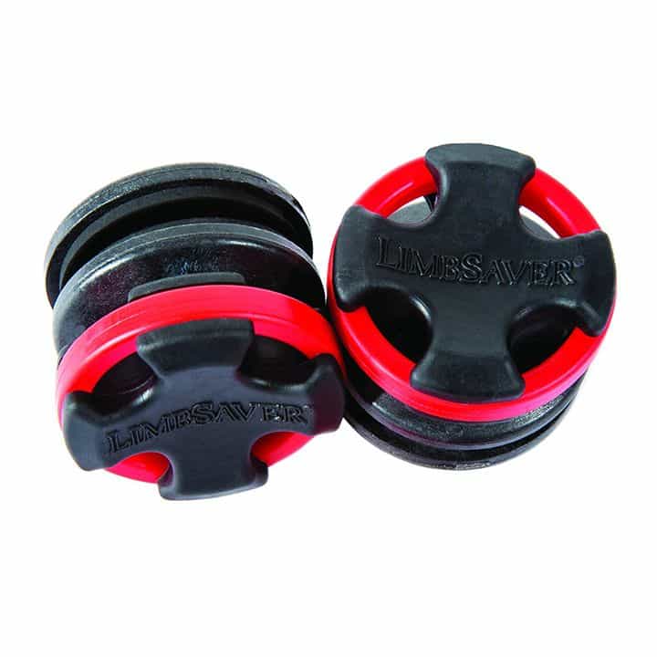 Limbsaver Broadband Dampeners For Split Limb Compound Bows, Red