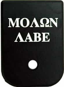 Cruxord Magazine Base Plate Molon Labe Fits Most Glocks!