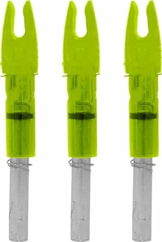 Lumenok Lighted Nock Gt-Series Green 3Pk