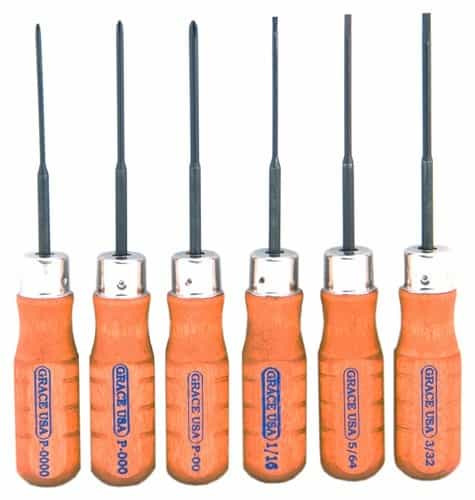 Grace Usa Screwdriver Set Micro Set Of 6