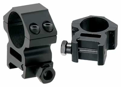 Utg Rings 30Mm Medium Profile Matte Black Picatinny\/Weaver