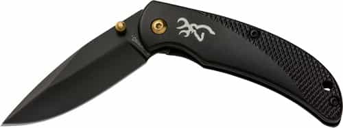 Browning Knife Prism Iii Fldng Hunter 2.38\" Blade Black Alum
