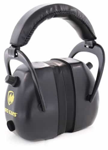 Pro Ears Gold Ii 30 Ear Muff Electronic W\/Padded Base Blk