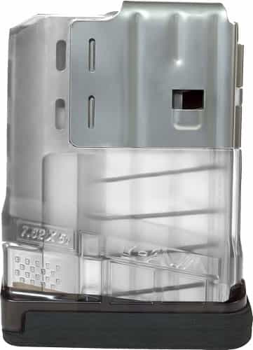 Lancer Magazine L7awm Sr-25 7.62X51 10Rd Translucent Clear