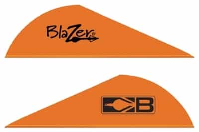 Bohning Blazer Vanes 2\" Solid Neon Orange 36Pk