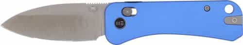 We Knife Banter 2 2.87\" Blue Aluminum\/Satin Crossbar Lock!