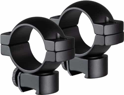 Truglo Rings 1\" Medium Matte Rimfire\/Airgun 3\/8\" W\/4 Screws