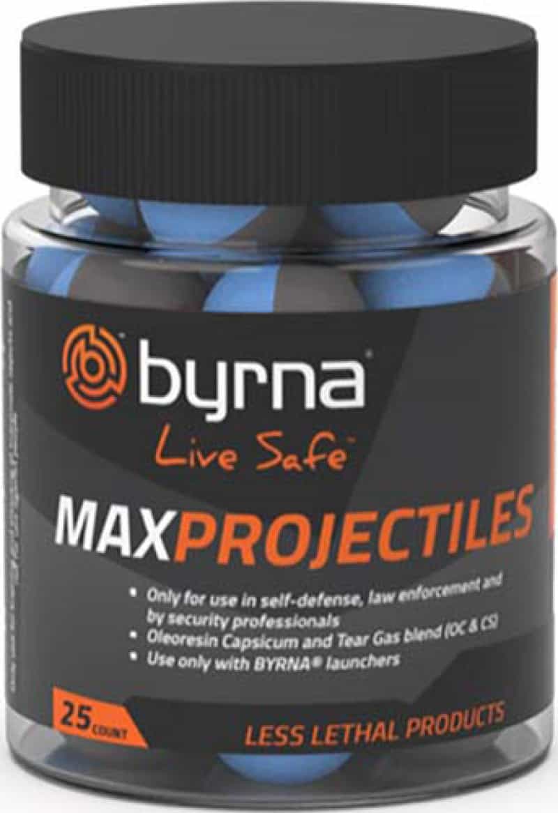 Byrna Max Projectiles 25 Count Tub .68 Cal