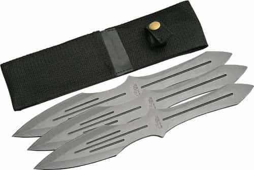 Szco Rite Edge 10\" Pro Thrower Knife 3Pc Set W\/Sheath