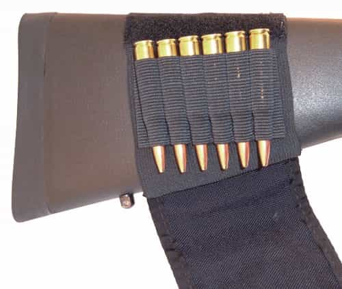 Grovtec Rifle Shell Holder Buttstock Sleeve W\/ Flap