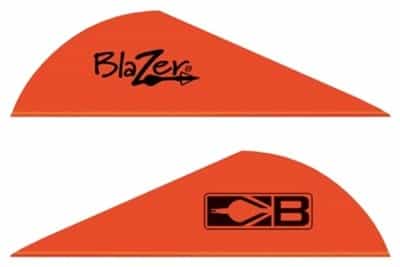 Bohning Blazer Vanes 2\" Solid Neon Red 36Pk