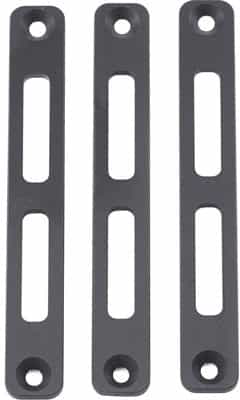 Manticore M-Lok Panel For Transformer Rails 3 Pack Black