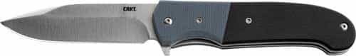Crkt Ignitor Silver 3.48\" Pln Edge Asstd Opening Satin\/G10
