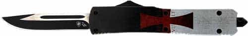 Templar Knife Slim Otf Templar Flag 3.1\" Black Drop Point