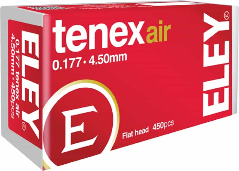 Eley Tenex Air Pellets 177 4.50Mm 8.2 Grains 450-Pack