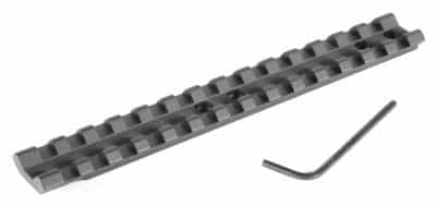 Egw Scope Base Mossberg 500 Picatinny Rail W\/#6& #8 Screws