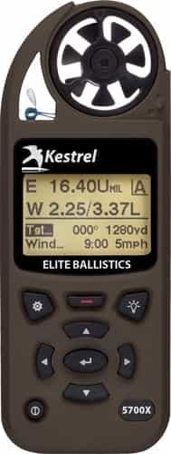 Kestrel 5700X Elite W\/ Applied Ballistics Flat Dark Earth