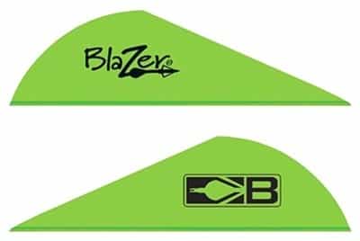 Bohning Blazer Vanes 2\" Solid Neon Green 100Pk