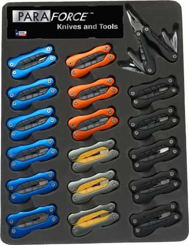 Accusharp Paraforce Multi Tool Counter Display 18 Per Disply