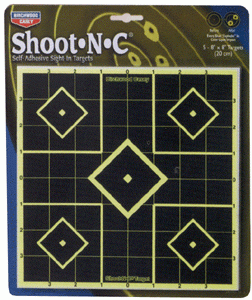 B\/C Target Shoot-N-C 8\" Sight-In 15 Targets