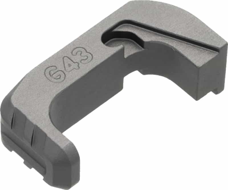 Tyrant Cnc For Glock 43X 48 Extended Mag Release Grey