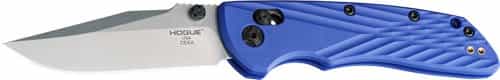 Hogue Deka Able Lock Folder 3.25\" Clip Point Poly Blue