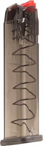 Ets Magazine For Glock 9Mm 22Rd Carbon Smoke Fit 17\/19\/26