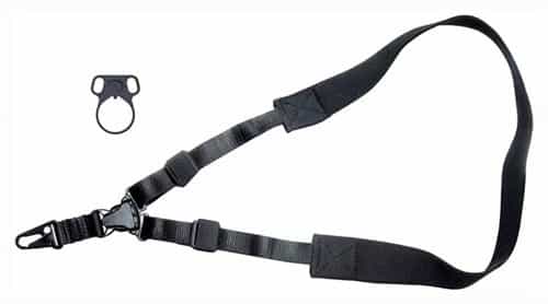 Toc Tactical Sling Single Point W\/Adapter Black