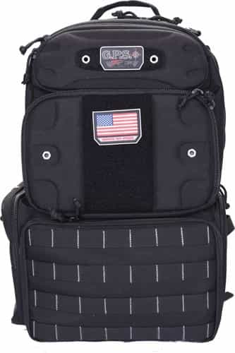 Gps Tactical Range Backpack Tall W\/Waist Strap Black Nylon