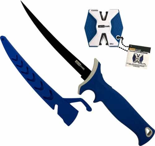 Accusharp Fillet Knife W\/ Two- Step Carbide Sharpener 6.5\"