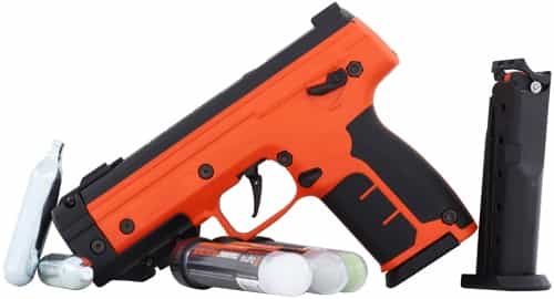 Byrna Le Universal Kit Orange W\/2 Mags & Projectiles